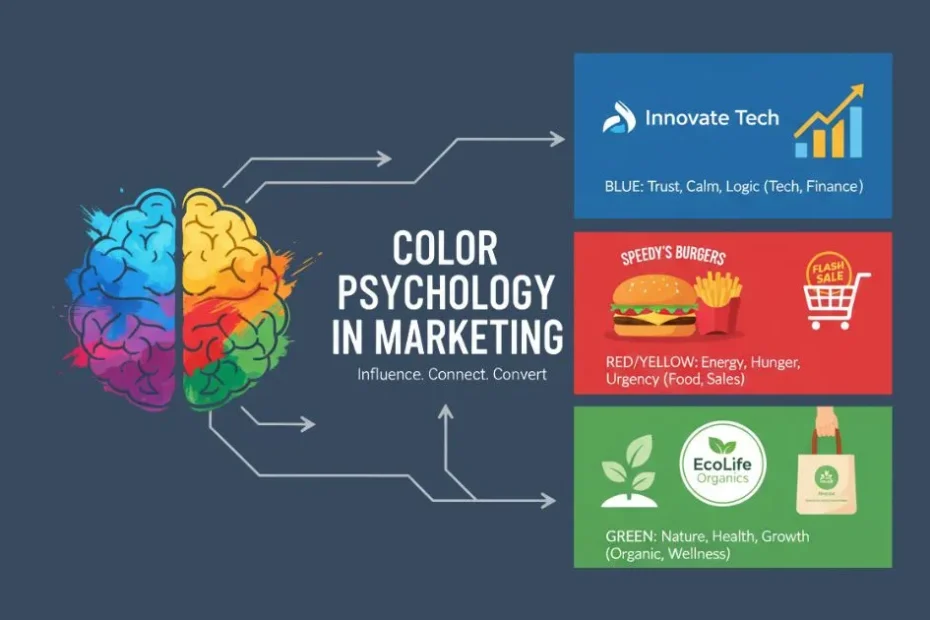 How Color Psychology is Used in Marketing (With Real Examples)