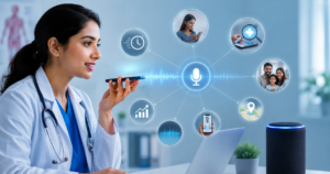 Why must healthcare providers optimize for voice search?