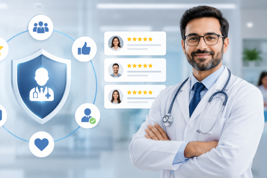 Online reputation management for doctors